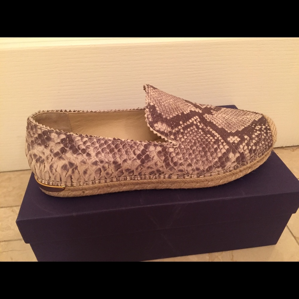 Stuart Weiztman Snake Skin Leather Shoe